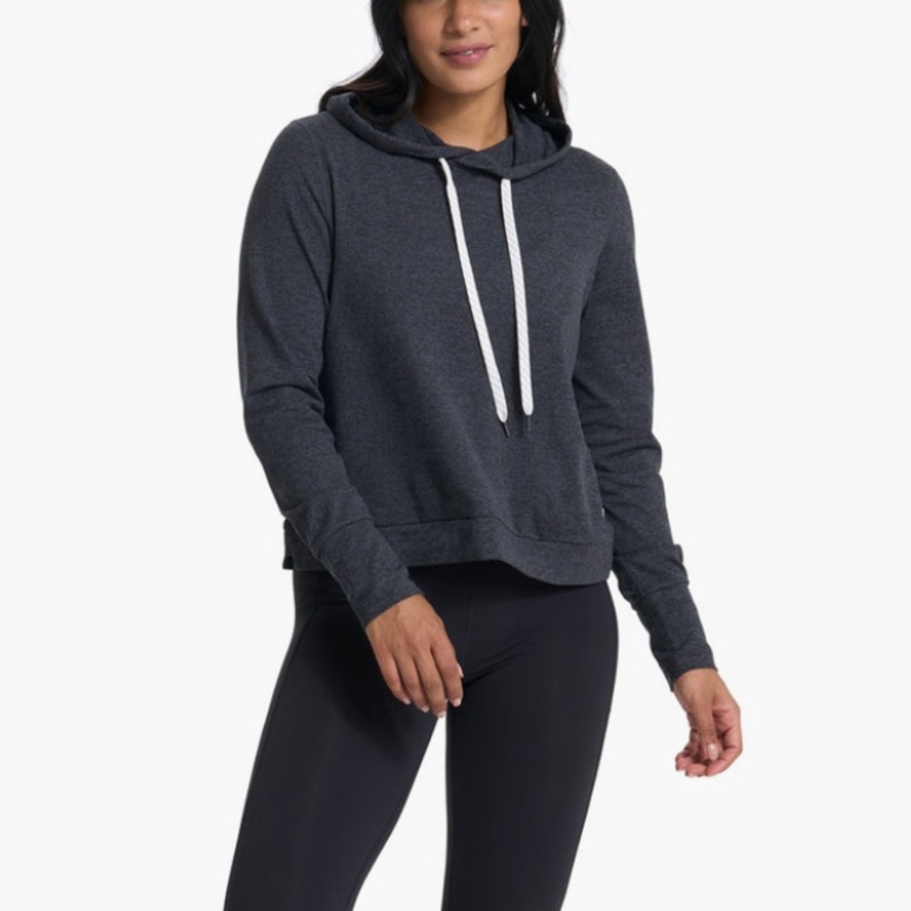 Vuori HALO ESSENTIAL HOODIECharcoal Heather small